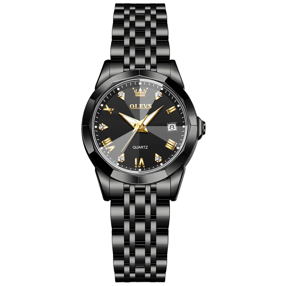 OLEVS 9931 Watch for Women Quartz Diamond Fashion Elegant Dress Ladies Watch Stainless Steel Two Tone Day Date Wrist Watches - Image 13