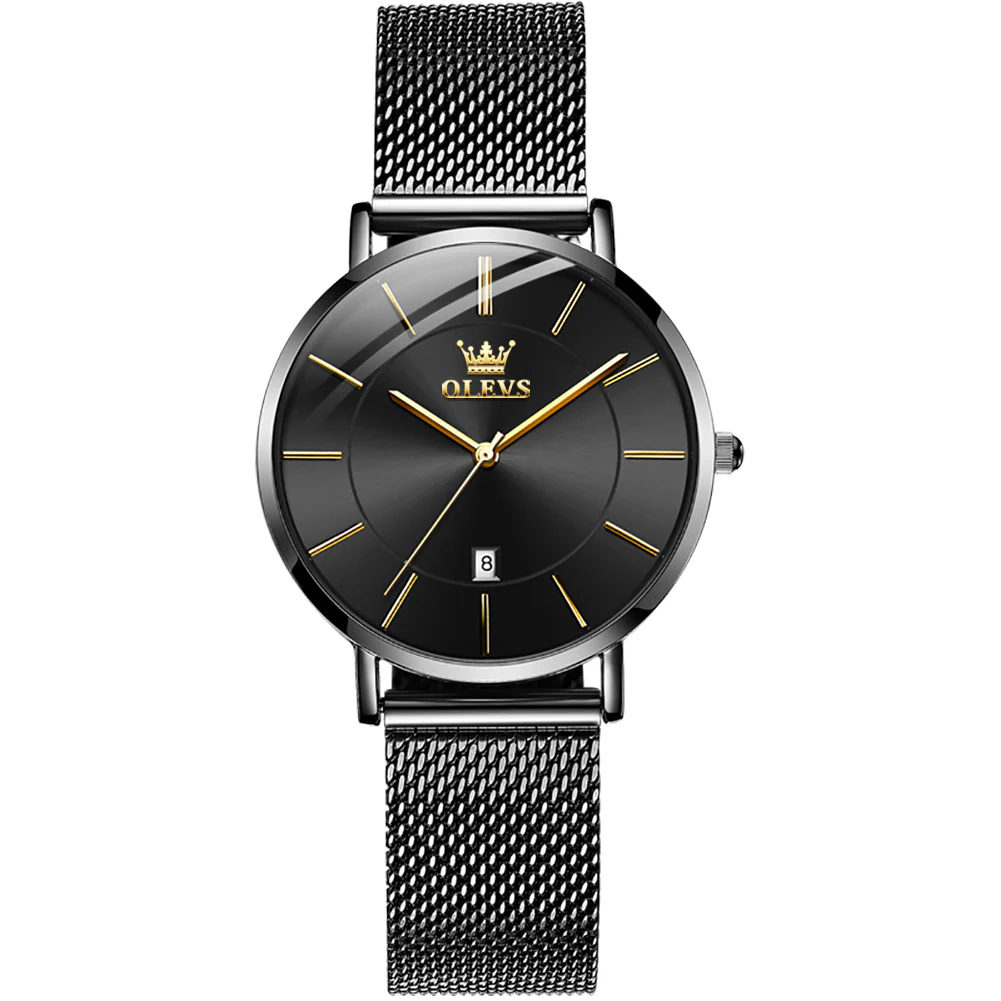 OLEVS 5869 Watch for Women Set Fashion Ladys Wrist Watch Minimalist with Rose Gold Bracelet Analog Quartz Date Waterproof Wrist Watches - Image 15