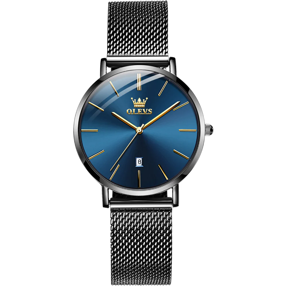 OLEVS 5869 Watch for Women Set Fashion Ladys Wrist Watch Minimalist with Rose Gold Bracelet Analog Quartz Date Waterproof Wrist Watches - Image 8