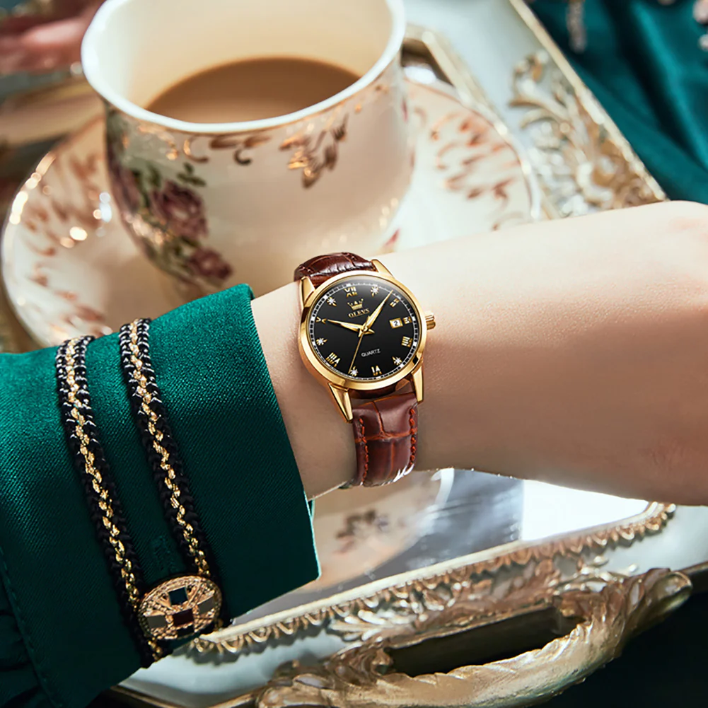 OLEVS 6896 Elegant Women's Watch: Classic Design, High Quality, Waterproof, Luminous - Image 3