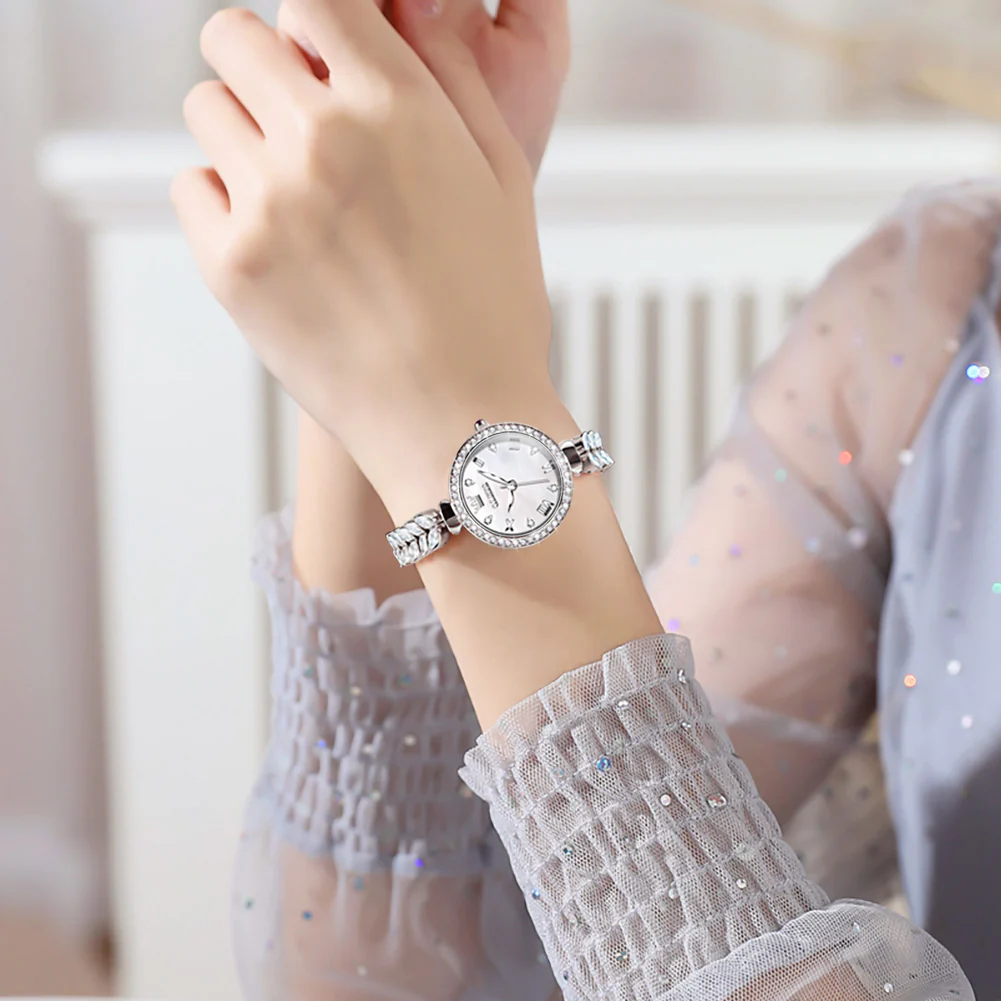 OLEVS 9971 Mermaid Full Diamond Quartz Women's Watch: Waterproof, Luminous, Fully Diamond-Set, Mermaid-Themed Design. - Image 21