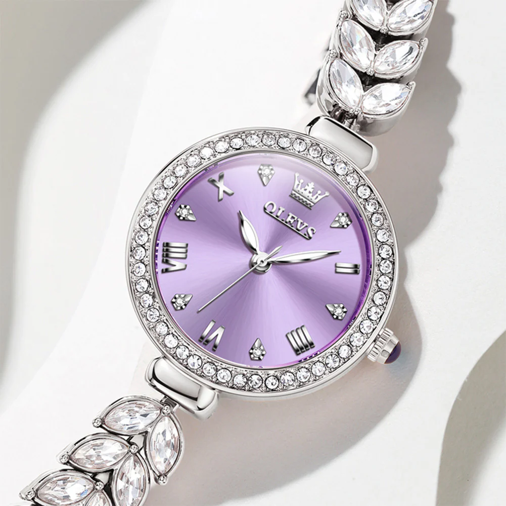 OLEVS 9971 Mermaid Full Diamond Quartz Women's Watch: Waterproof, Luminous, Fully Diamond-Set, Mermaid-Themed Design. - Image 67