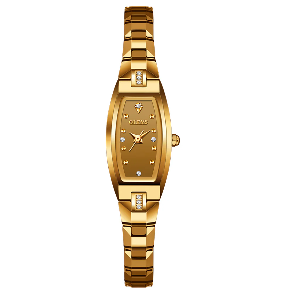 OLEVS 5501 Gold/Rose Gold Watches for Womens Dainty Elegant Dress Diamond Ladies Small Vintage Square Female Wrist Watches Gift - Image 7