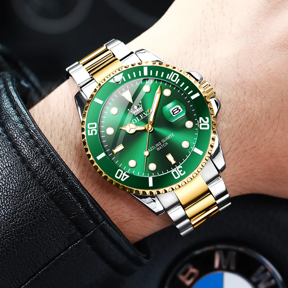 OLEVS 5885 Mens Watch Big Face Casual Dress Wrist Watch Waterproof Luminous - Image 30
