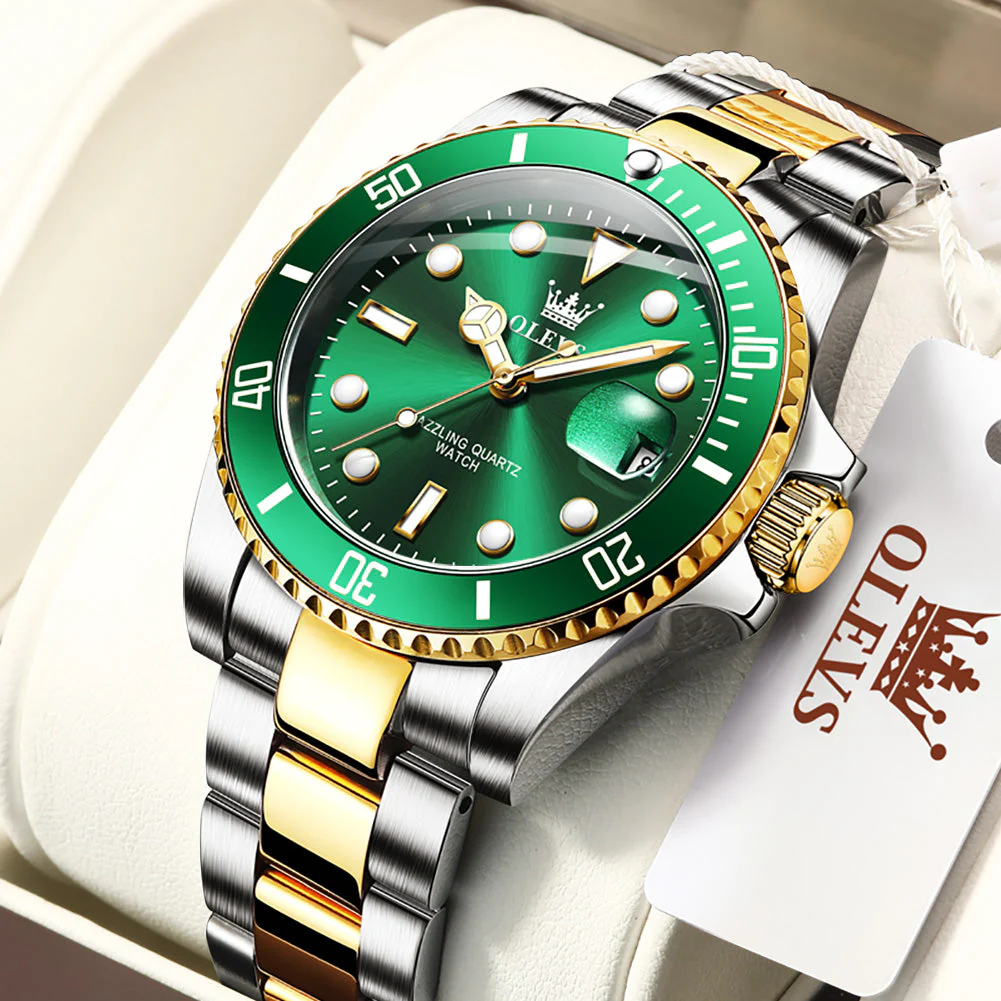 OLEVS 5885 Mens Watch Big Face Casual Dress Wrist Watch Waterproof Luminous - Image 32