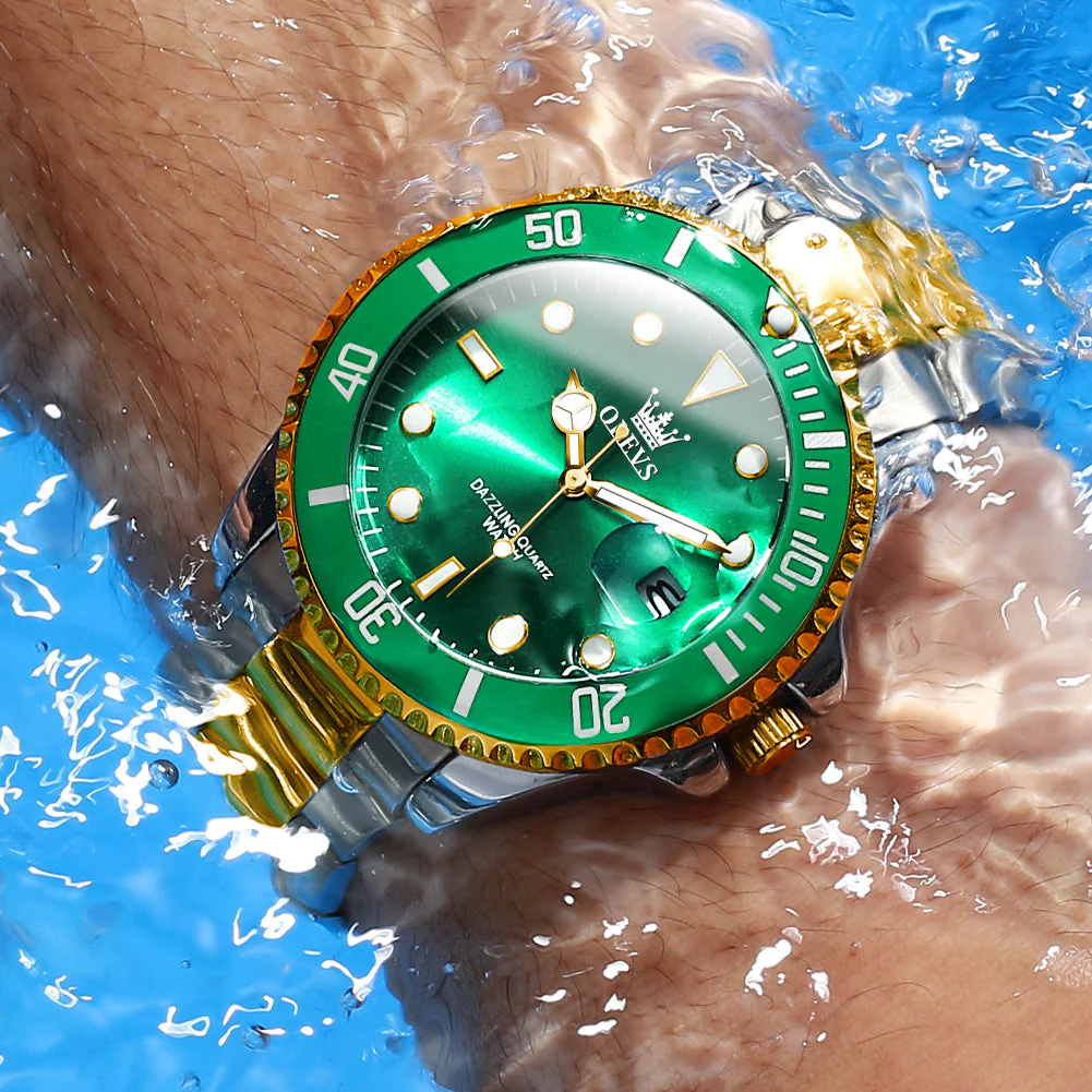 OLEVS 5885 Mens Watch Big Face Casual Dress Wrist Watch Waterproof Luminous - Image 33