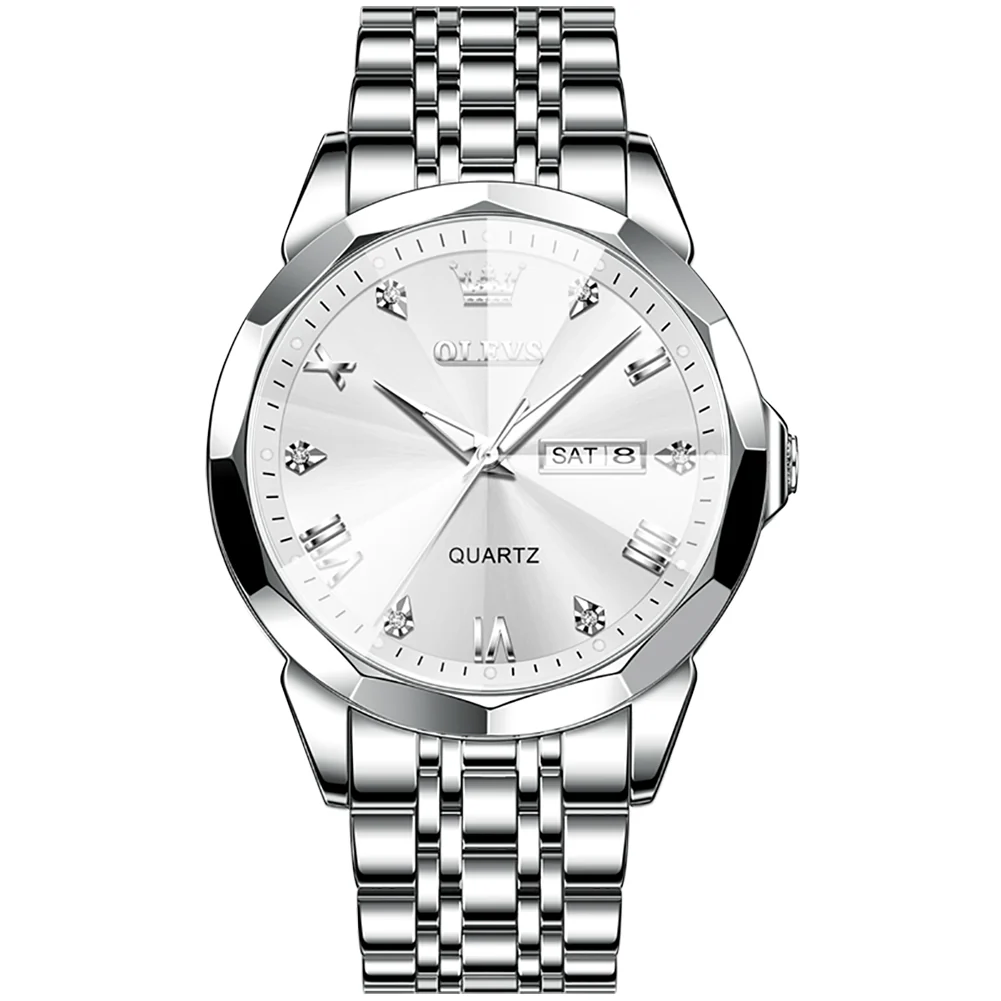 OLEVS 9931 Watches for Men Diamond Dress Luxury Casual Fashion Wrist Watch Waterproof Luminou - Image 36