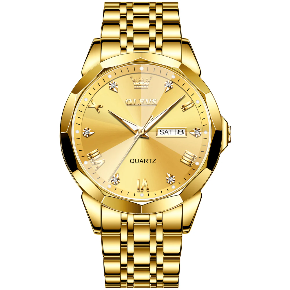 OLEVS 9931 Watches for Men Diamond Dress Luxury Casual Fashion Wrist Watch Waterproof Luminou - Image 8