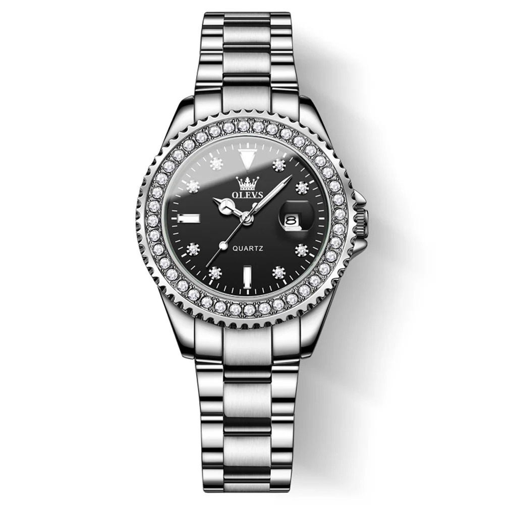 OLEVS 9945 Womens Watches Diamond Luxury Dress Gold Wrist Watch Waterproof Luminous - Image 15
