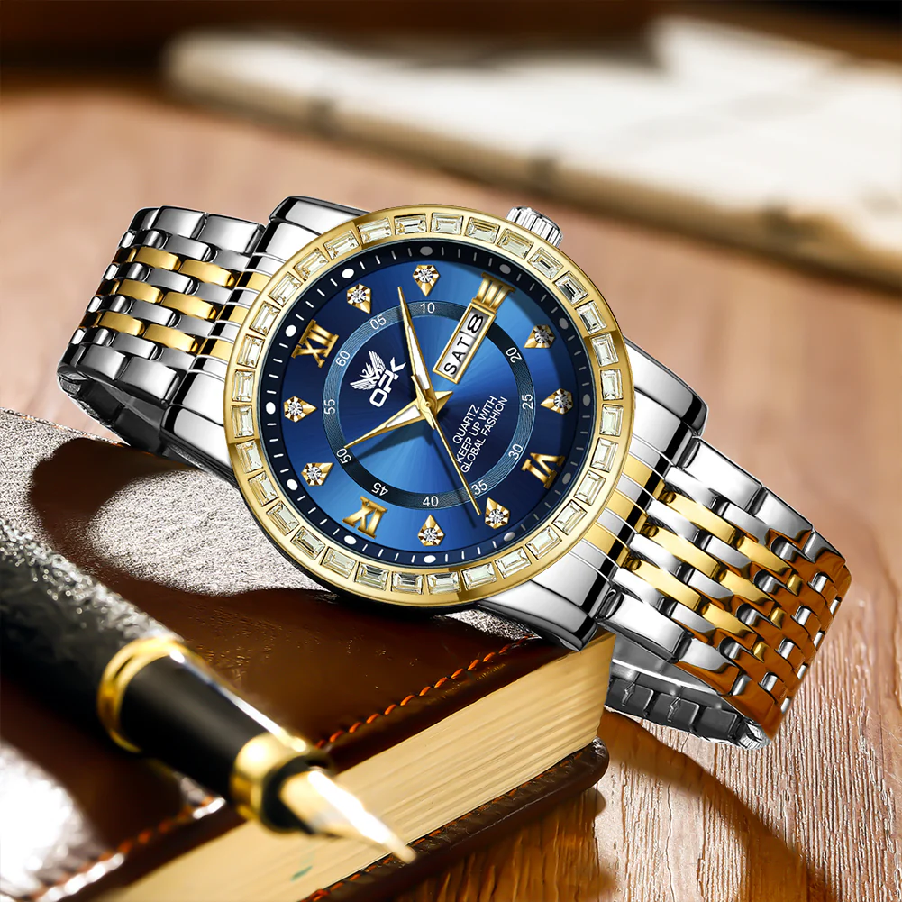 OPK 8174 Stainless Steel Quartz Business-Style Men's Watch - Image 22